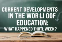 Eğitim Dünyasında Güncel Gelişmeler: Bu Hafta Ne Oldu? Current Developments in the World of Education: What Happened This Week?