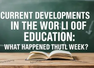 Eğitim Dünyasında Güncel Gelişmeler: Bu Hafta Ne Oldu? Current Developments in the World of Education: What Happened This Week?
