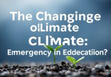 Klimanın Değişen Yüzü: Eğitimde Acil Durum mu? The Changing Face of Climate: An Emergency in Education?
